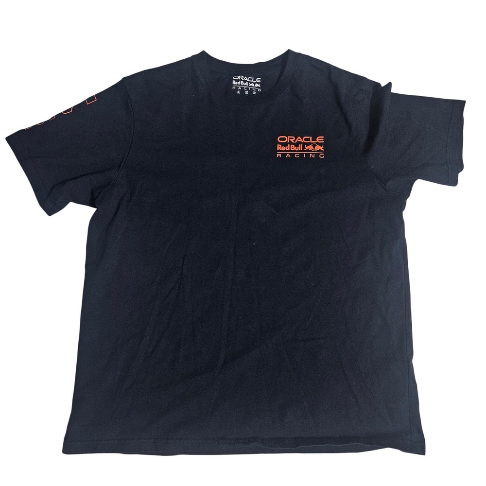 Castore Oracle Red Bull Racing F1 Navy Blue T-Shirt Mens 2XL Max Verstappen #1